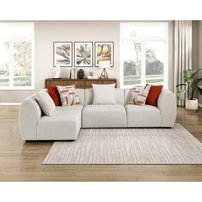 Homelegance - Franz 4 Piece Modular Sectional in Beige - 9669CN*42CR2AC - GreatFurnitureDeal