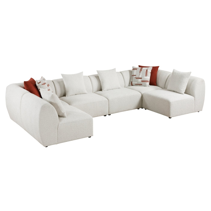 Homelegance - Franz 6 Piece Modular Sectional in Beige - 9669CN*62CR4AC - GreatFurnitureDeal