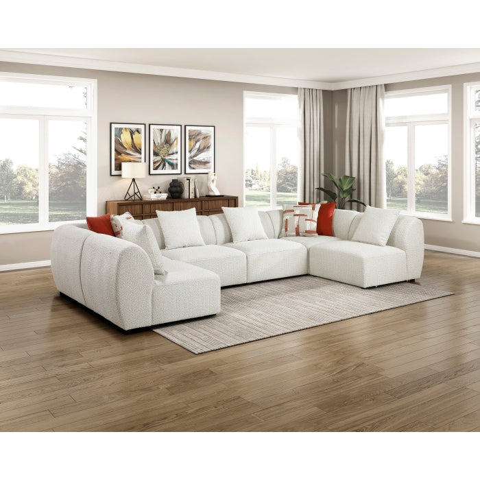 Homelegance - Franz 6 Piece Modular Sectional in Beige - 9669CN*62CR4AC - GreatFurnitureDeal