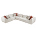 Homelegance - Franz 6 Piece Modular Sectional in Beige - 9669CN*63CR3AC - GreatFurnitureDeal