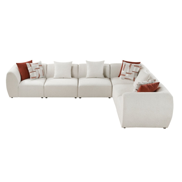 Homelegance - Franz 6 Piece Modular Sectional in Beige - 9669CN*63CR3AC - GreatFurnitureDeal