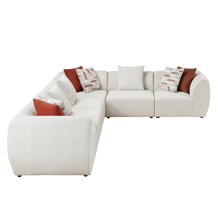 Homelegance - Franz 6 Piece Modular Sectional in Beige - 9669CN*63CR3AC - GreatFurnitureDeal
