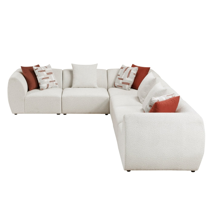 Homelegance - Franz 6 Piece Modular Sectional in Beige - 9669CN*63CR3AC - GreatFurnitureDeal