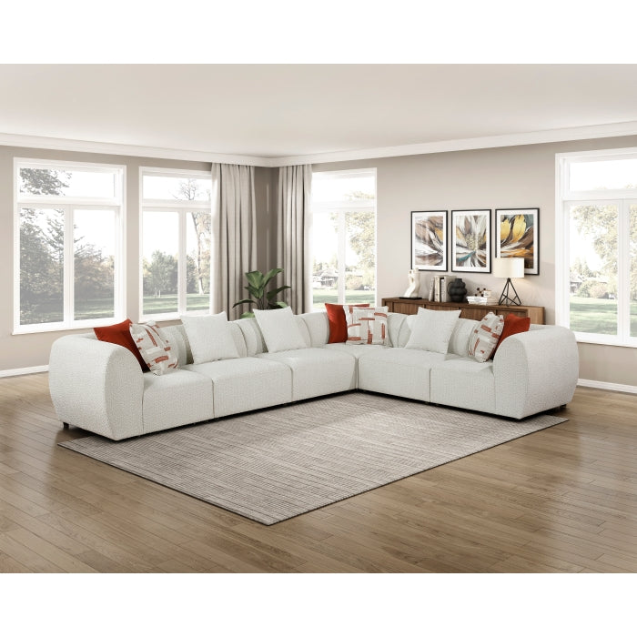 Homelegance - Franz 6 Piece Modular Sectional in Beige - 9669CN*63CR3AC - GreatFurnitureDeal