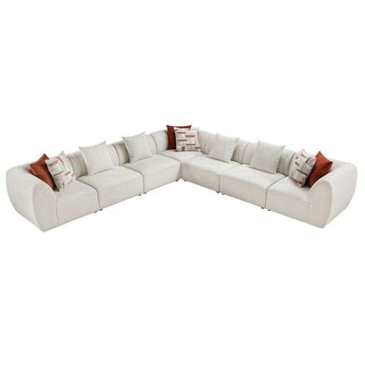 Homelegance - Franz 7 Piece Modular Sectional in Beige - 9669CN*73CR4AC - GreatFurnitureDeal