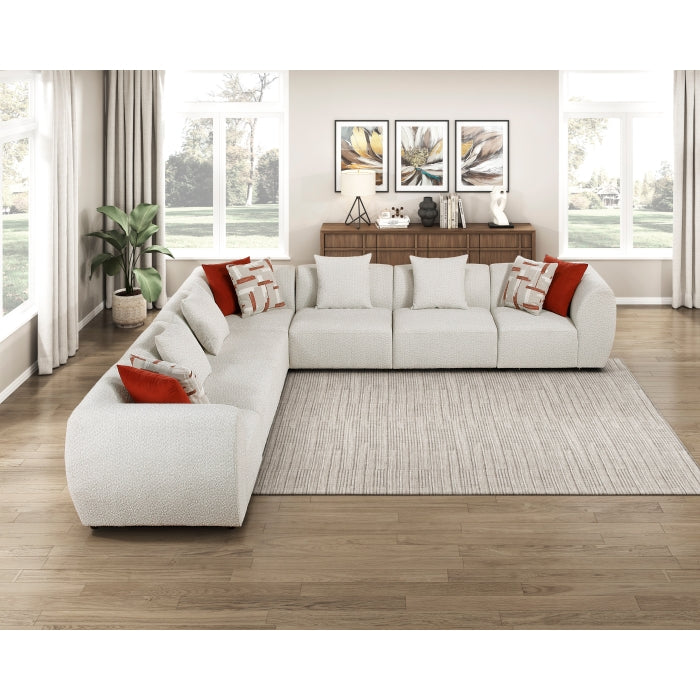 Homelegance - Franz 7 Piece Modular Sectional in Beige - 9669CN*73CR4AC - GreatFurnitureDeal
