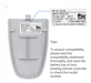 OKIN - Replacement Remote W/ Massage Functions for Adjustable Base - RF.27.19.33 - GreatFurnitureDeal