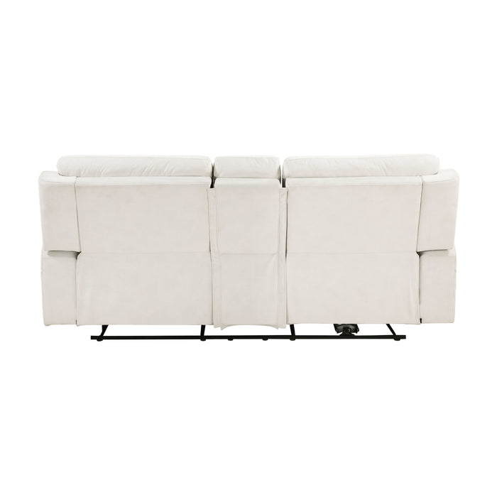 Homelegance - Celeste 2 Piece Power Reclining Sofa Set in Beige - 9670BE*2PWH - GreatFurnitureDeal