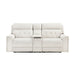Homelegance - Celeste 2 Piece Power Reclining Sofa Set in Beige - 9670BE*2PWH - GreatFurnitureDeal