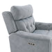 Homelegance - Celeste Power Double Reclining Sofa in Gray - 9670GY-3PWH - GreatFurnitureDeal