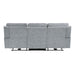 Homelegance - Celeste Power Double Reclining Sofa in Gray - 9670GY-3PWH - GreatFurnitureDeal