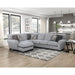 Homelegance - Kieran 2 Piece Reversible Sectional in Gray - 9679GY*SC - GreatFurnitureDeal