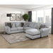 Homelegance - Kieran 2 Piece Reversible Sectional in Gray - 9679GY*SC - GreatFurnitureDeal