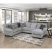 Homelegance - Kieran 2 Piece Reversible Sectional in Gray - 9679GY*SC - GreatFurnitureDeal
