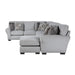 Homelegance - Kieran 2 Piece Reversible Sectional in Gray - 9679GY*SC - GreatFurnitureDeal