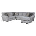 Homelegance - Kieran 2 Piece Reversible Sectional in Gray - 9679GY*SC - GreatFurnitureDeal