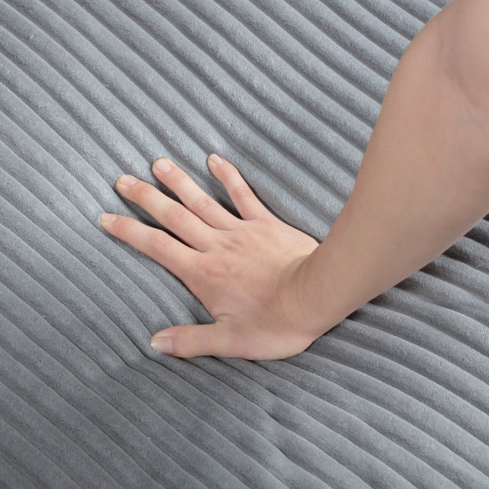 Homelegance - Robstown 4 Piece Modular Sectional with Ottoman in Gray - 9688GY*42CRACOT - GreatFurnitureDeal