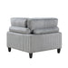 Homelegance - Robstown 6 Piece Modular Sectional with Ottoman in Gray - 9688GY*63CR2ACOT - GreatFurnitureDeal