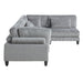 Homelegance - Robstown 4 Piece Modular Sectional in Gray - 9688GY*42CR2AC - GreatFurnitureDeal