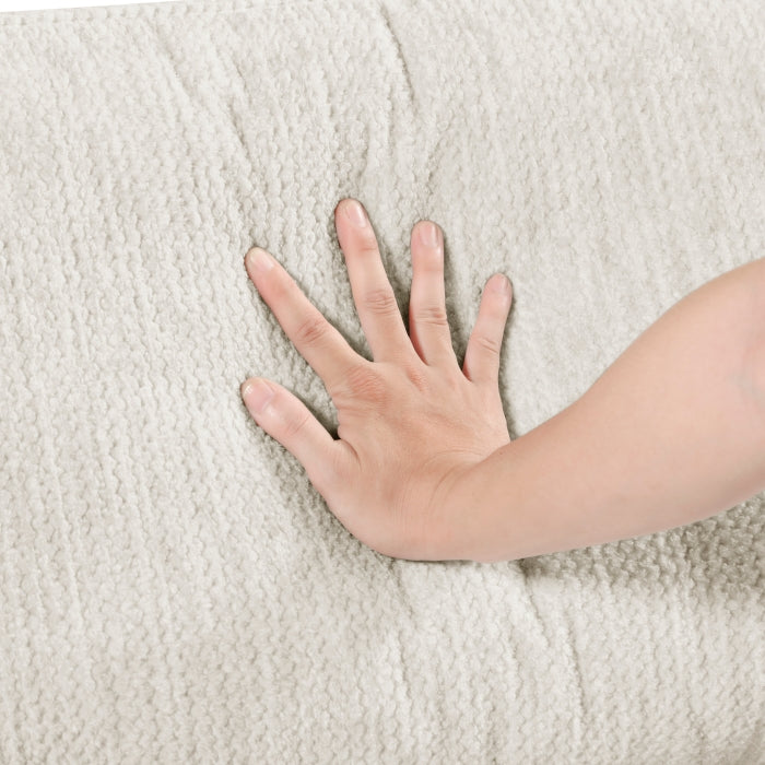 Homelegance - Robstown 5 Piece Modular Sectional with Ottoman in Beige - 9688NBE*52CR2ACOT - GreatFurnitureDeal