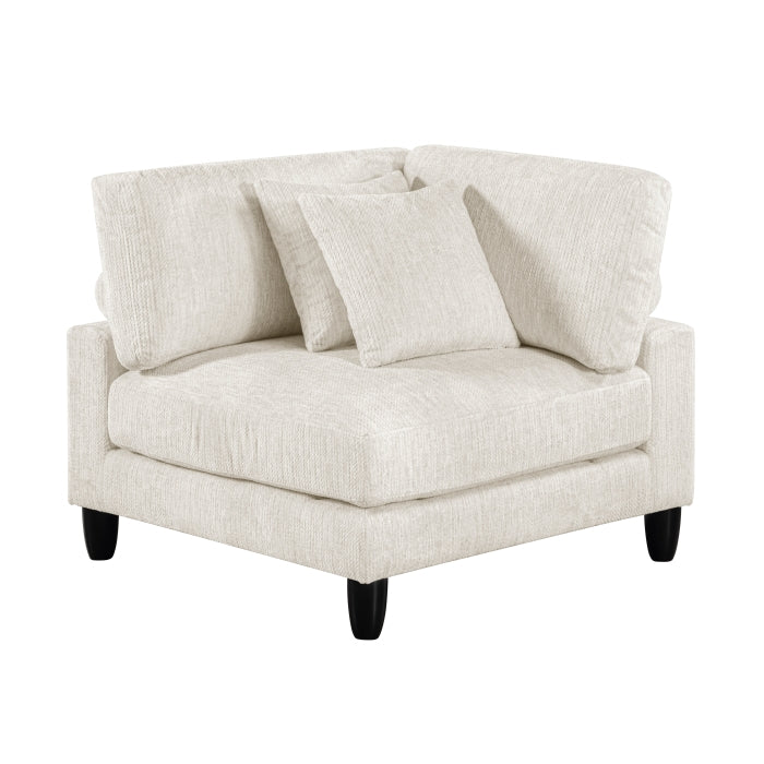 Homelegance - Robstown 6 Piece Modular Sectional with Ottomans in Beige - 9688NBE*62CR2AC2OT - GreatFurnitureDeal