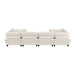 Homelegance - Robstown 6 Piece Modular Sectional with Ottomans in Beige - 9688NBE*62CR2AC2OT - GreatFurnitureDeal