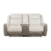 Homelegance - Harriette Double Reclining Loveseat with Center Console in Beige - 9703BE-2 - GreatFurnitureDeal