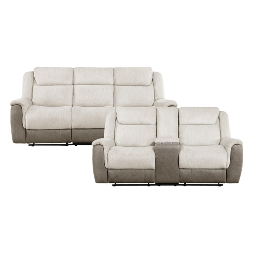 Homelegance - Harriette 2 Piece Sofa Set in Beige - 9703BE*2 - GreatFurnitureDeal