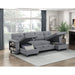 Homelegance - Robinson Sectional with Two Chaises in Gray - 9705GY*42AVC - GreatFurnitureDeal