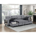 Homelegance - Robinson Sectional with Two Chaises in Gray - 9705GY*42AVC - GreatFurnitureDeal