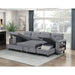 Homelegance - Robinson Sectional with Two Chaises in Gray - 9705GY*42AVC - GreatFurnitureDeal