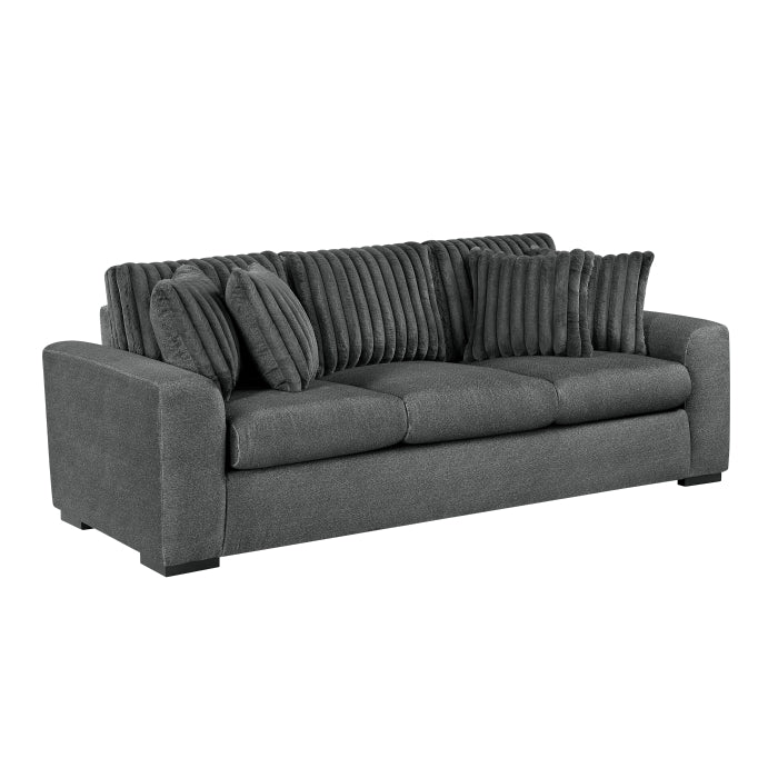 Homelegance - Athena Sofa in Dark Gray - 9720DGY-3 - GreatFurnitureDeal