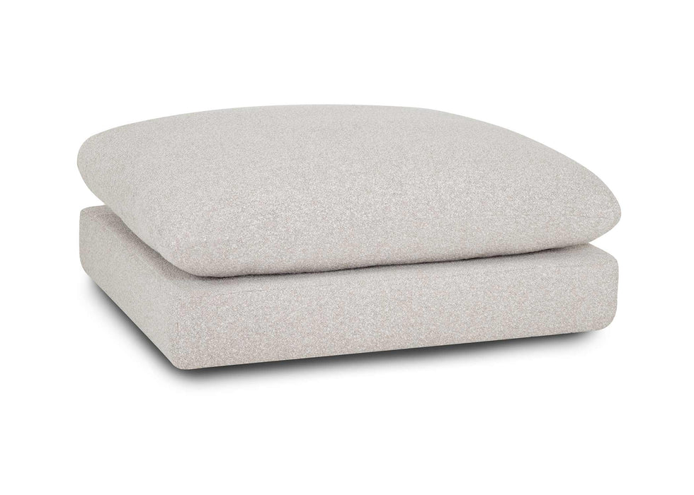 Franklin Furniture - 972 Marcella Swivel Accent Chair with Push Up Chaise Ottoman in Meade Linen - 97218-97280-LINEN