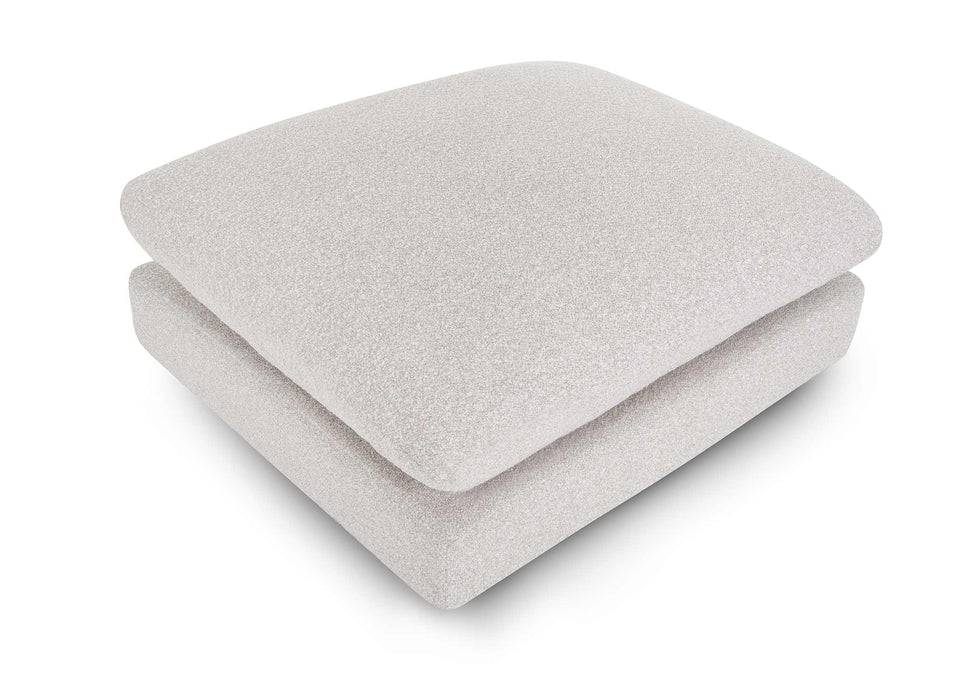 Franklin Furniture - 972 Marcella Push Up Chaise Ottoman in Meade Linen - 97218 -LINEN