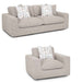 Franklin Furniture - 972 Lake 2 Piece Living Room Set in Chow Cloud - 97240-CLOUD-2SET - GreatFurnitureDeal