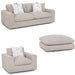 Franklin Furniture - 972 Lake 3 Piece Living Room Set in Chow Cloud - 97240-CLOUD-3SET - GreatFurnitureDeal