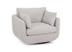Franklin Furniture - 972 Marcella Swivel Accent Chair in Meade Linen - 97280-Meade Linen - GreatFurnitureDeal