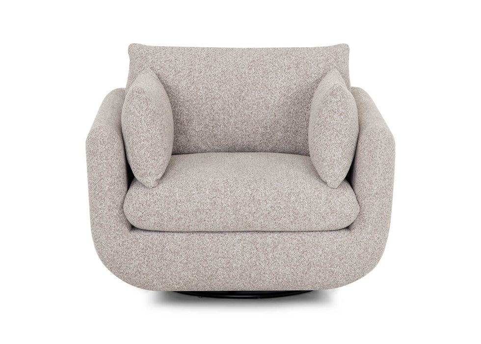 Franklin Furniture - 972 Lake Swivel Accent Chair in Chow Cloud - 97280-CLOUD - GreatFurnitureDeal