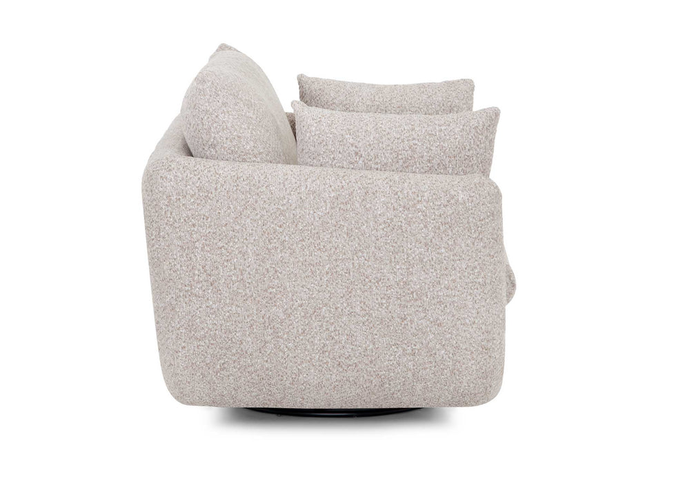 Franklin Furniture - 972 Lake Swivel Accent Chair in Chow Cloud - 97280-CLOUD - GreatFurnitureDeal