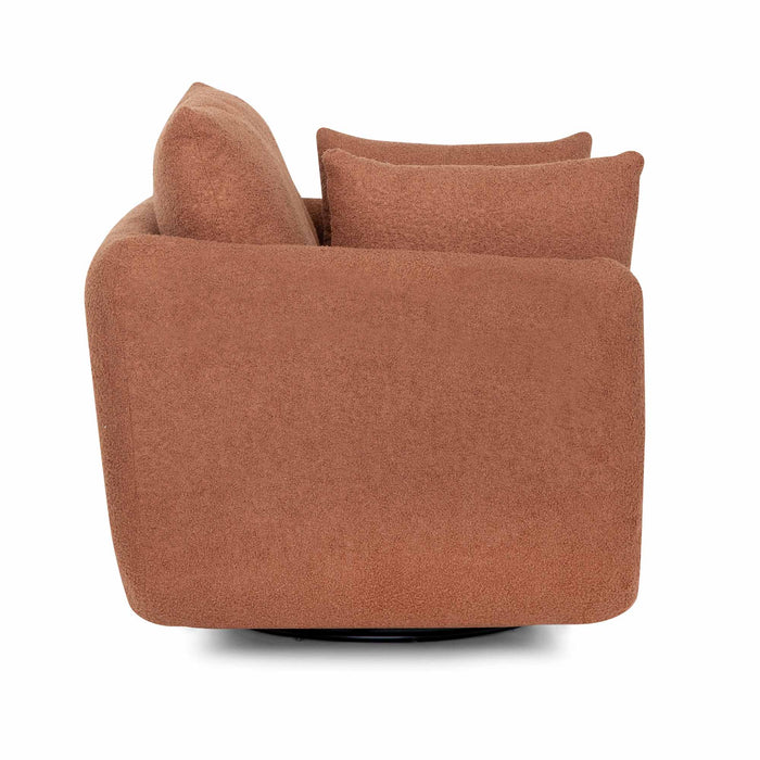 Franklin Furniture - 972 Santina Swivel Accent Chair in Copper - 97280-Copper