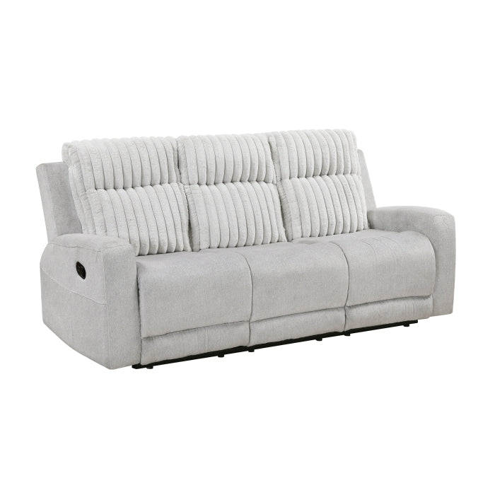 Homelegance - Benton 2 Piece Sofa Set in Light Gray - 9728LGY*2 - GreatFurnitureDeal