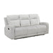 Homelegance - Benton Double Reclining Sofa in Light Gray - 9728LGY-3 - GreatFurnitureDeal