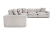 Franklin Furniture - Marcella 5 Piece Sectional Sofa in Meade Linen - 97201-03-99-03-02-LINEN - GreatFurnitureDeal