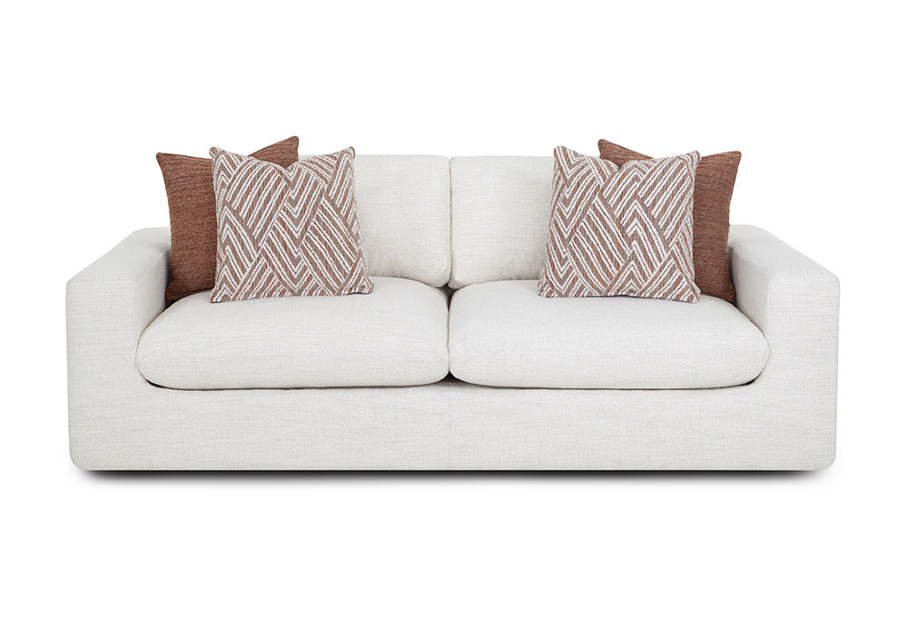 Franklin Furniture - 972 Santina Stationary Sofa in Merino Pearl - 97240-PEARL - GreatFurnitureDeal