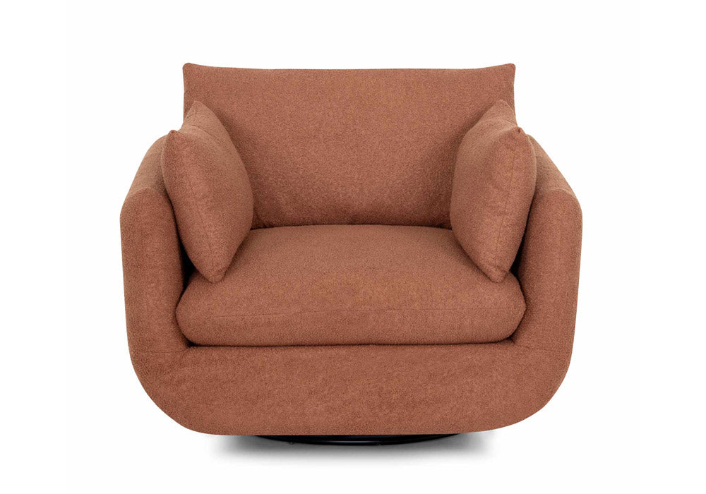 Franklin Furniture - 972 Santina Accent Swivel Chair in Copper - 97280-Copper - GreatFurnitureDeal