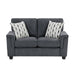 Homelegance - Chelsea 2 Piece Sofa Set in Dark Gray - 9746DG*2 - GreatFurnitureDeal