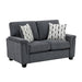 Homelegance - Chelsea 2 Piece Sofa Set in Dark Gray - 9746DG*2 - GreatFurnitureDeal