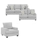 Homelegance - Sarah 3-Piece Living Room Set in Stone Gray - 9747SN*3 - GreatFurnitureDeal