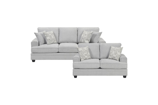 Homelegance - Sarah 2-Piece Living Room Set in Stone Gray - 9747SN*2 - GreatFurnitureDeal