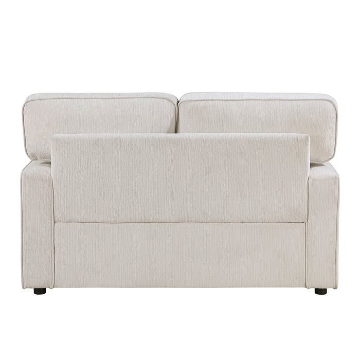 Homelegance - Frances 2 Piece Sofa Set in Beige - 9748BEG*2 - GreatFurnitureDeal